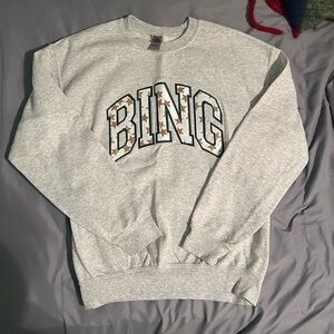 CUSTOM Binghamton (BING) Gray Sweatshirt